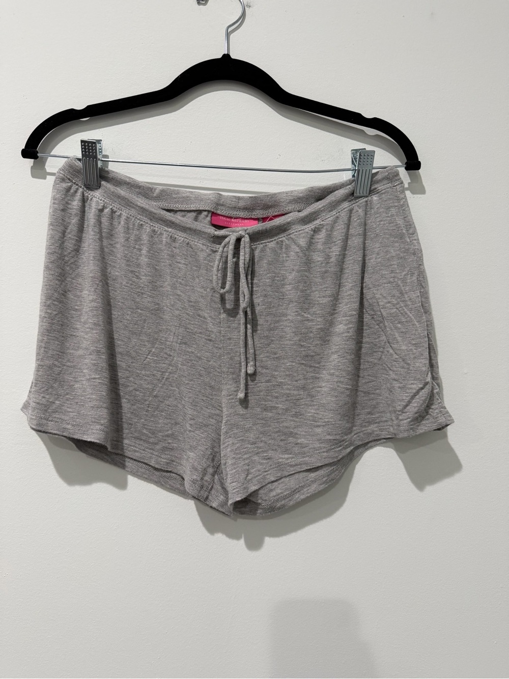 Isaac Mizrahi Heather Gray Drawstring Lounge Shorts